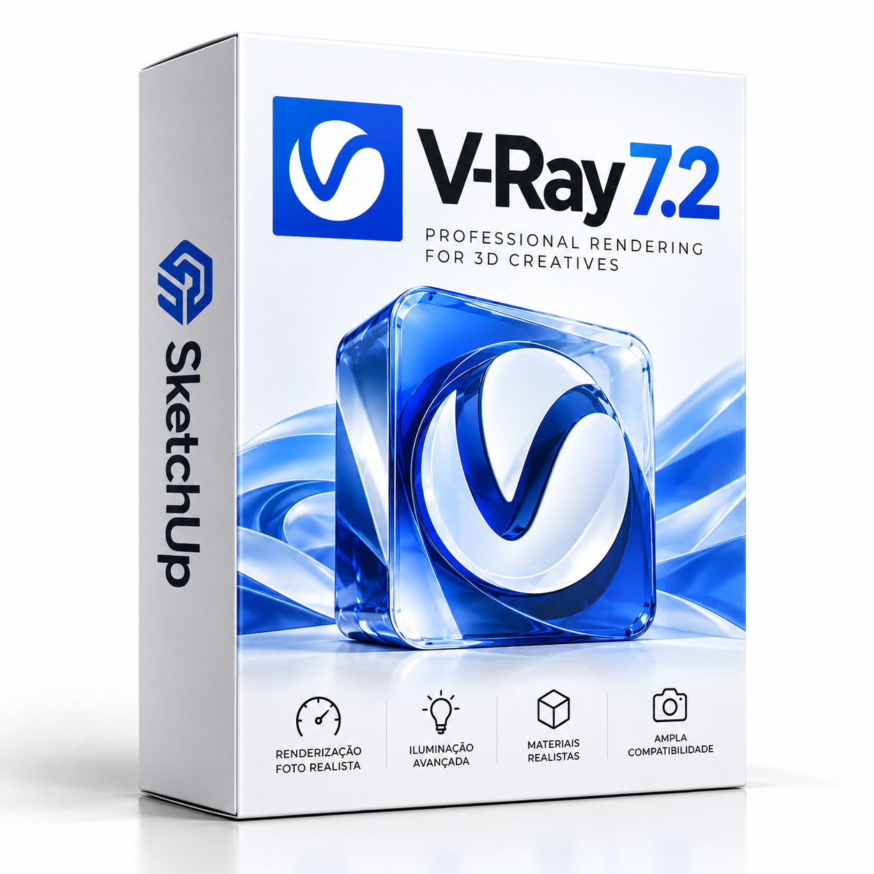 V-Ray 7.2 para SketchUp – Renderização Profissional